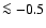 $\la -0.5$
