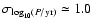 $\sigma_{\log_{10}(P/{\rm yr})}\simeq 1.0$