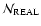 ${\cal N}_{{\rm REAL}}$