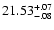 $21.53^{\rm +.07}_{-.08}$