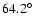 $64.2^{\circ}$