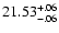$21.53^{\rm +.06}_{-.06}$