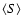 $\langle S\rangle$