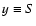 $y\equiv S$