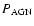 $P_{\rm AGN}$