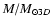 $M/M_{\odot 3D}$