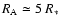 $R_{\rm A} \simeq 5~ R_*$