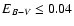 $E_{B-V} \le 0.04$