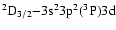 $\rm ^2D_{3/2}{-}3s^23p^2(^3P)3d$