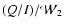 $(Q/I)/\mathcal{W}_2$