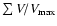 $\sum V / V_{\rm max}$