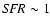 ${\it SFR}\sim 1$