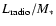 $L_{\rm radio}/M_*$