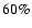 $60 \%$