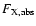 $F_{{\rm X, abs}}$