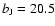 $b_{\rm J} = 20.5$