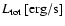 $L_{\rm tot}~\rm [erg/s]$