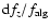 ${\rm d}f_{z}/f_{\rm alg}$