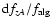 ${\rm d}f_{zA}/f_{\rm alg}$