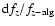 ${\rm d}f_z/f_{z-{\rm alg}}$
