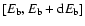 $[E_{\rm b}, E_{\rm b} + {\rm d} E_{\rm b}]$