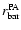$r_{\rm bar}^{\rm PA}$
