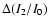 $\Delta(I_{2}/I_{0})$