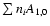 $\sum n_i A_{1,0}$