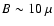 $B\sim10~\mu$