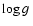 $\mbox{$\log g$ }$