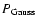 $P_{\rm Gauss}$