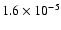 $1.6\times 10^{-5}$