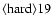 ${\rm\langle hard\rangle 19}$