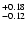 $_{\rm -0.12}^{+0.18}$