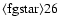 ${\rm\langle fg star\rangle 26}$