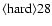 ${\rm\langle hard\rangle 28 }$