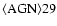 ${\rm\langle AGN\rangle 29 }$