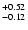 $_{\rm - 0.12 }^{+0.52 }$