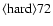${\rm\langle hard \rangle72}$
