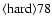${\rm\langle hard \rangle 78 }$