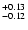 $_{\rm - 0.12 }^{+0.13 }$