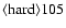 ${\rm\langle hard \rangle 105 }$