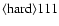 ${\rm\langle hard \rangle 111 }$