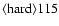 ${\rm\langle hard \rangle 115 }$