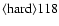${\rm\langle hard \rangle 118 }$