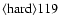 ${\rm\langle hard \rangle 119 }$