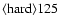 ${\rm\langle hard \rangle 125 }$