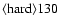 ${\rm\langle hard \rangle 130 }$