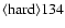${\rm\langle hard \rangle 134 }$