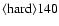 ${\rm\langle hard \rangle 140 }$